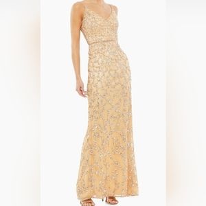NWT Mac Duggal Sequin Body-Con Gown